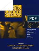 Making Decisions Under Stress - Implications For Individual and Team Training (1998)