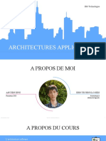 Architecture applicatives cours