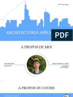 Architecture Applicatives Cours