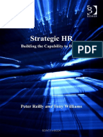 Strategic HR Building The Capability To Deliver
