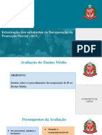 Recuperação de Progressão Parcial - RPP