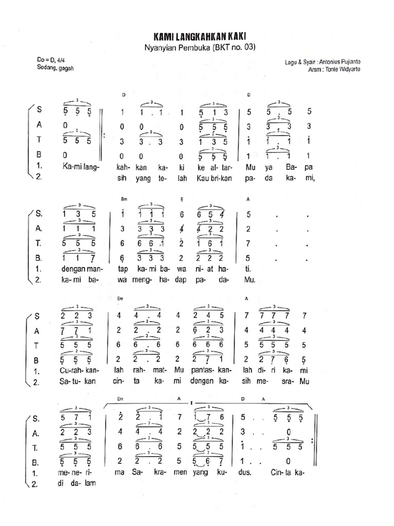 Kami Langkahkan Kaki | PDF
