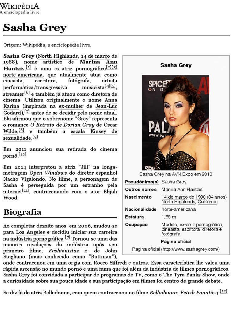 Sasha Grey Wikipédia, A Enciclopédia Livre PDF
