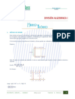 Lección 06 - División Algebraica I