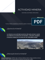 Actividad Minera