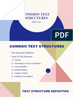 Common Text Structures