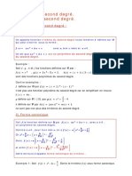 1re S Trinome 2nd Degre Equation 2nd Degre