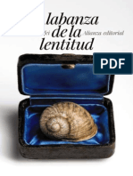 Alabanza de La Lentitud (Lamberto Maffei)