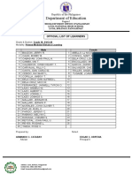 10 EUCLID Official List of Learners