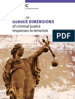 Handbook On Gender Dimensions of Criminal Justice Responses To Terrorism