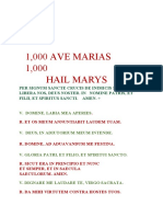 1000 Ave Marias