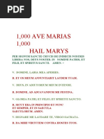 1000 Ave Marias