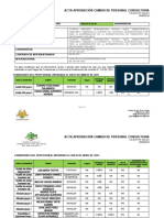 Acta de Cambio de Personal Septiembre