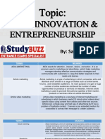 CMAT Innovation and Entrepreneurship