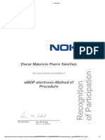 eMop Certificate