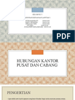 HUBUNGAN KANTOR PUSAT DAN CABANG