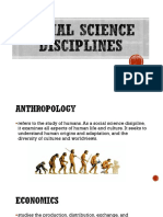 Social Science Disciplines DISS PDF