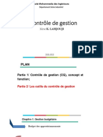 Contrôle de Gestion: Mme K. Lahjouji