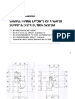 3.sample Piping Layouts of A Water Supply &