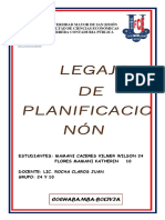 LEGAJO DE PLANIFICACION Ss
