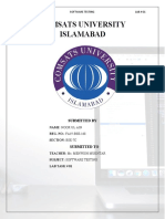 Fa19-Bse-168 Noor Ul Ain (Software Testing Lab#01)