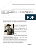 Baden-Powell, o Criador Do Movimento Escoteiro