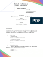 Termohon Surat Jawaban Atas Permohonan MM UI