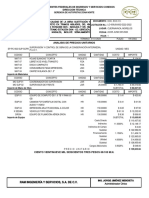 Analisis de Precios Unitarios: Caminos Y Puentes Federales de Ingresos Y Servicios Conexos Dirección Técnica