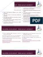 Faq Eiffel Scholarship - Paris-Saclay University