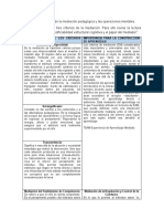 Criterios de La Mediación Pedagógica y Las Operaciones Mentales.