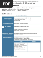 (APEB1-10%) Investigación 2 - Diferencie Los Conceptos de Persona. - HUMANISMO, UNIVERSIDAD Y CULTU