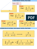 Integration of Rational Functions by Partial Fraction