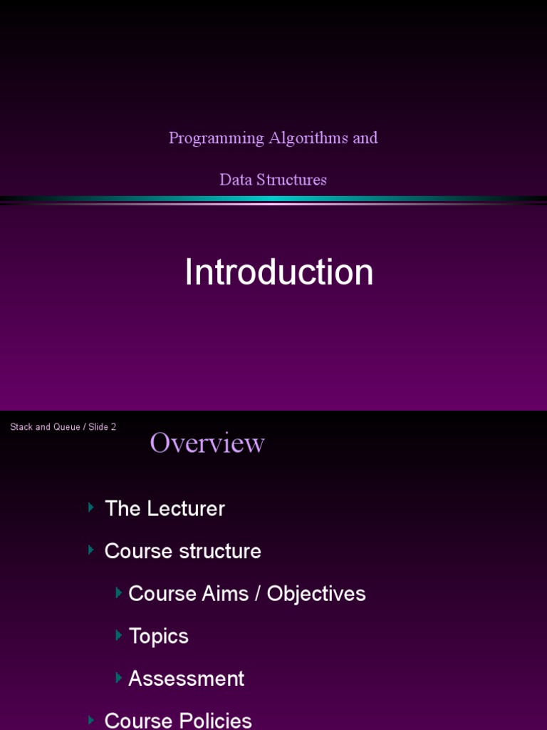 Data Structures and Algorithms | PDF | Time Complexity | Data Type
