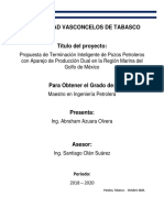 Propuesta de Terminacion de Pozos Petroleros Con Aparejo de Produccion Dual en La Region Marina Del Golfo de Mexico