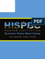 Summer Policy Boot Camp: Hoover Institution