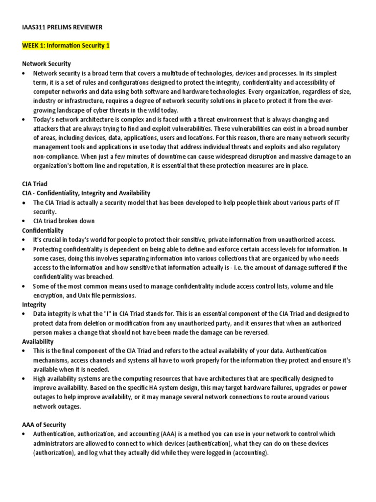 Understanding Network Security Essentials | PDF | Information Security ...