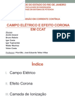 Campo Elétrico e Efeito Corona em CCAT - 2016.1