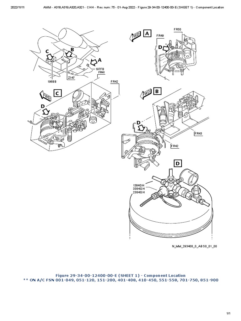 A318-A321 Component Location Guide | PDF