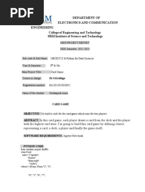 Python report