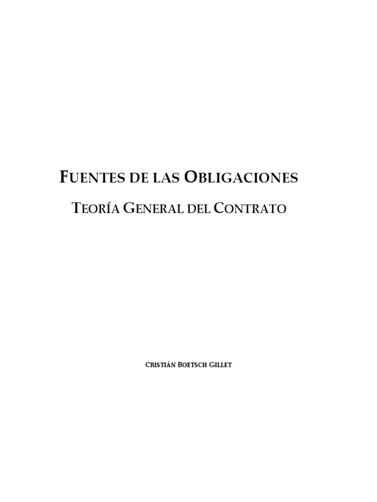 Interpretación de Los Contratos (Cristián Boetsch) | PDF | Derecho ...