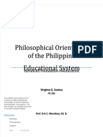 PDF Philosophical Orientation of The Philippine Educational System - Compress