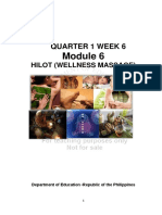 TLE Hilot Wellness Massage G 10 Module 6 HWM Lesson1 2 Hilot Wellness Massage Services and Products Philosophy and Science of Hilot Welness Massage