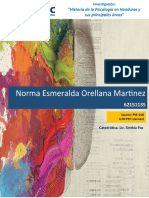 Historia de La Psicologia en Honduras - Norma Orellana - 62151135 - Tarea 2.1