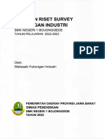 Laporan Riset Survey Kunjungan Industri