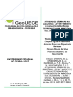 Seismic activities in the Amazon