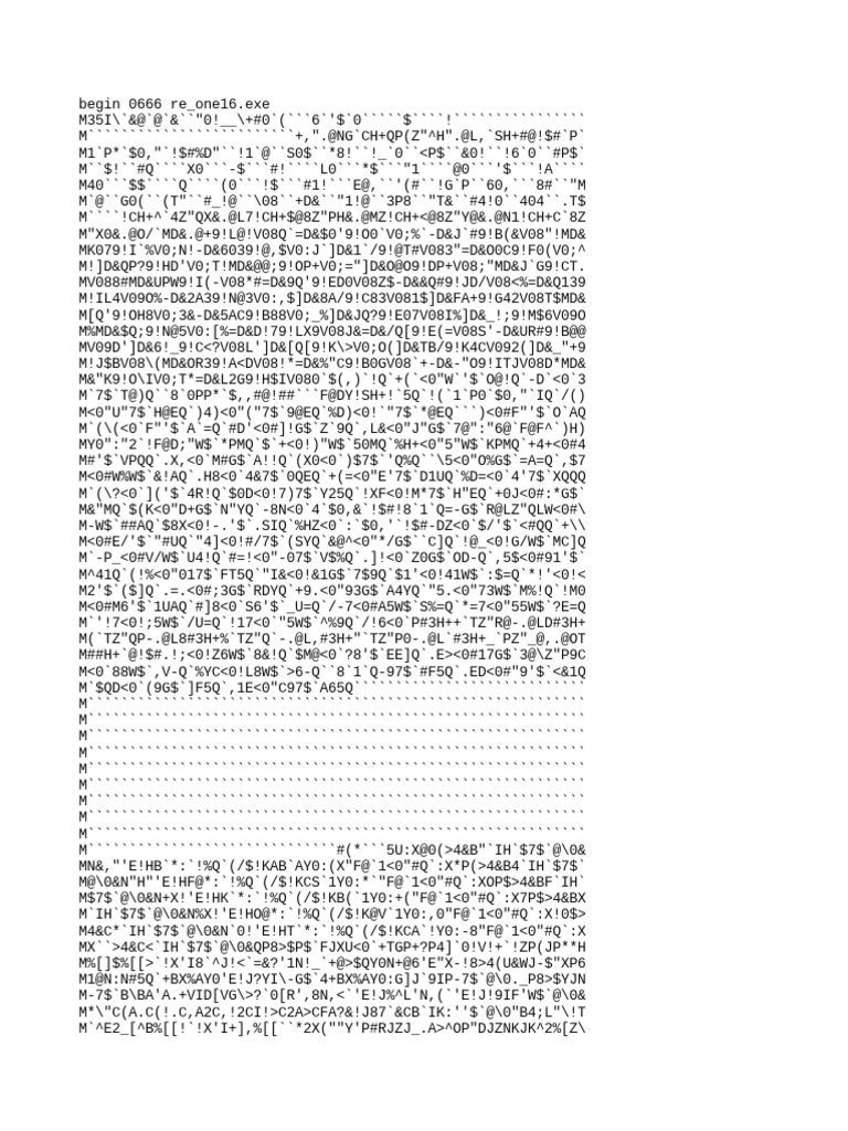 Re One16.Exe - Uu | PDF