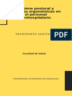 Cartilla Higiene Postural y Medidas Ergonómicas en El Personal Prehospitalario