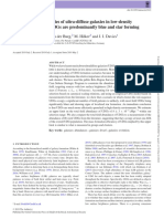 Observational Properties of Ultra-Diffuse Galaxies in Low-Density Environments: Field Udgs Are Predominantly Blue and Star Forming