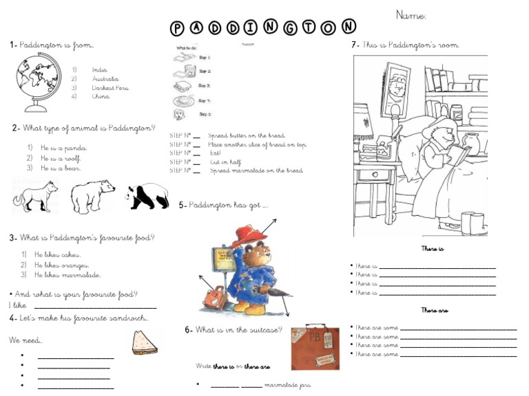 paddington-movie-worksheet-pdf-paddington-bear-food-and-drink-preparation