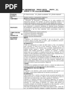 Planeacion Evidencia 6°